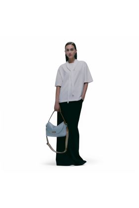 Borsa tracolla in pelle colore celeste. GIANNI CHIARINI | 11356-SKY